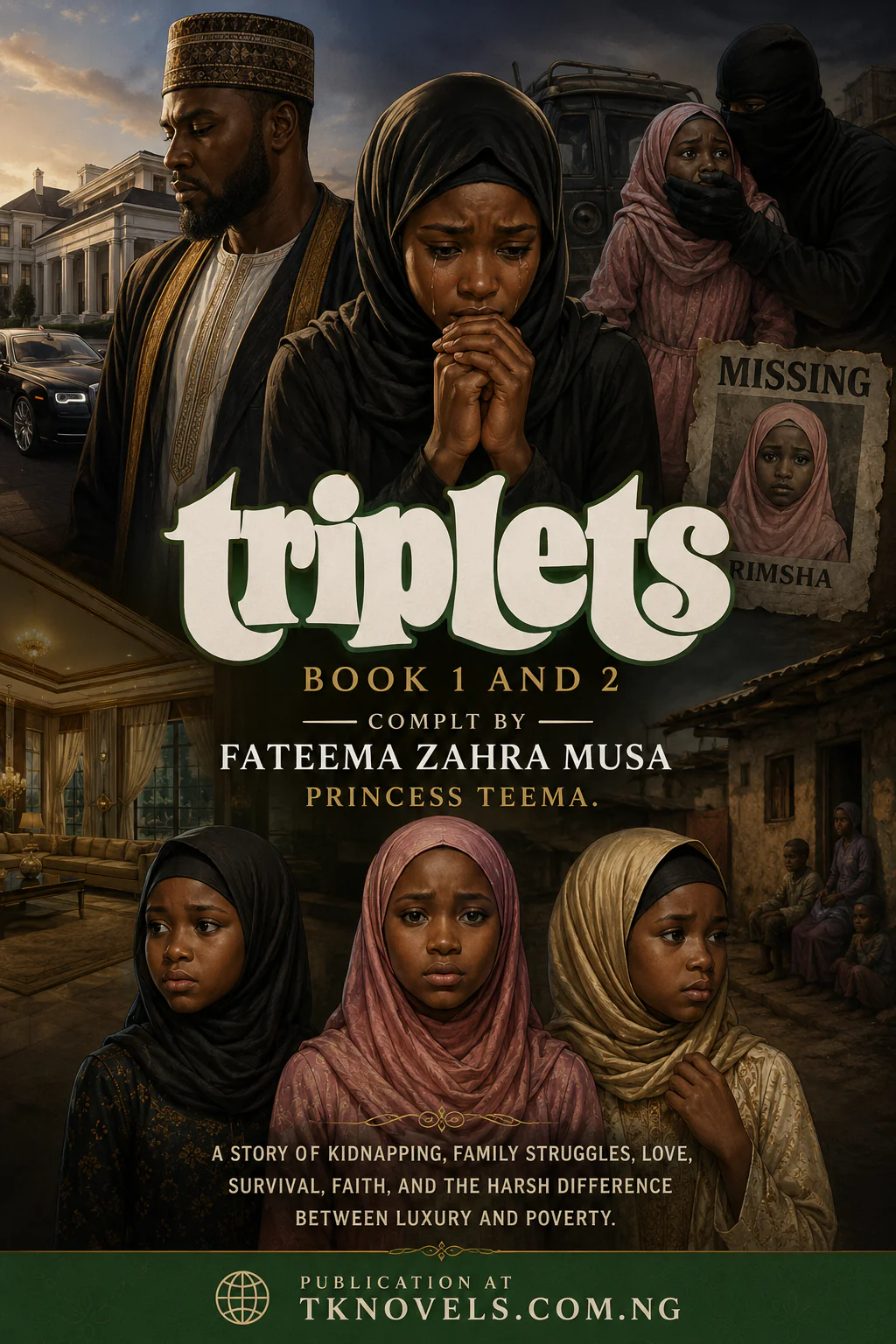 TRIPLETS BOOK 1 and 2  COMPLT BY FATEEMA ZAHRA MUSA PRINCESS TEEMA